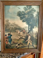 QUADRO ,DIPINTO ,CACCIATORE