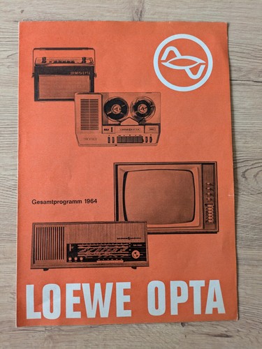Brochure pubblicitaria vintage