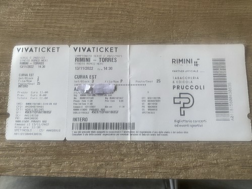 Rimini torres biglietto ticket - rimini-torres, biglietto/ticket