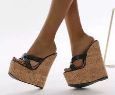 Zeppe Con Tacco 17,5 Cm E