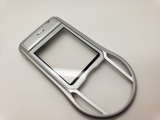 Custodia cover Nokia 6630 anteriore grigio argento ottime condizioni fascia UK3POST