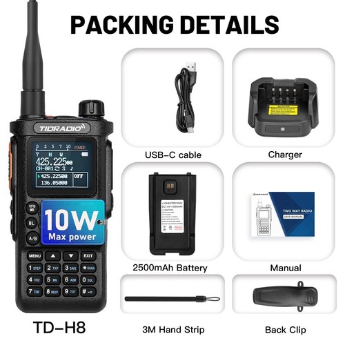 Tidradio 10w walkie - tidradio,