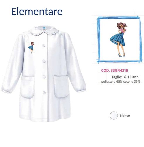 Siggi grembiule bambina scuola - grembiule,