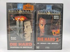 2 Vhs Die Hard 58 Minuti Morire Bruce Willis TRAPPOLA CRISTALLO Cbs Fox