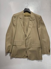 Beige Suit in Loro Piana Tasmanian Super 100’s Wool – Made in Italy – Size 48 IT
