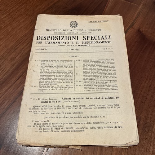 Correttori posizione mortai - correttori,