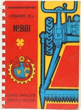 libretto uso manutenzione trattore nibbi motofalciatrici figaro D catalogo