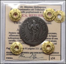 LUCCA BOLOGNINO 1790 Carlo Ludovico di Borbone monete rinascimentali italiane 
