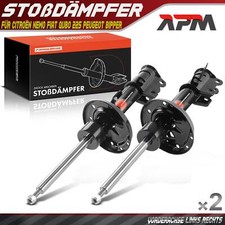 2X Ammortizzatori Anteriore Per Citroën Nemo Fiat Fiorino Qubo Peugeot Bipper