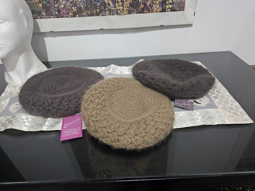 Cuffia basco doppio angora - cuffia,
