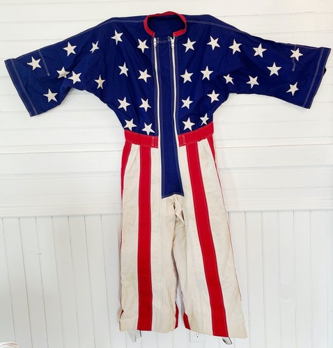 Tuta stuntman vintage bandiera - vintage,