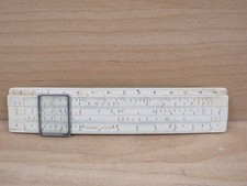 vecchio REGOLO CALCOLATORE NESTLER LOGARITMICO vintage strumento calcolo di