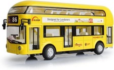 Modello autobus Londra giallo