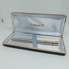 Pelikan Stilografica-Cartrige Metal-Satin Nib "F" Iridium Made in Germany 1980s
