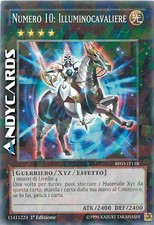 NUMERO 10: ILLUMINOCAVALIERE (Number Illumiknight) Shatterfoil BP03 IT118 • 1Ed