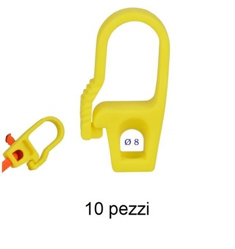 Gancio ganci plastica nylon - plastica,