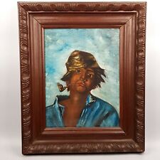 ANTICO DIPINTO OLIO SU TELA SCUGNIZZO NAPOLETANO PORTRAIT PAINTING QUADRO 800