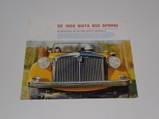 Fiat siata 850 - siata, depliant