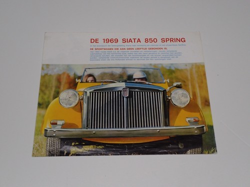Fiat siata 850 spring depliant - 850,