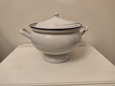 Zuppiera in metallo smaltato