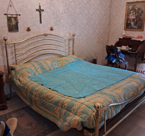 Letto matrimoniale ottone - letto, in