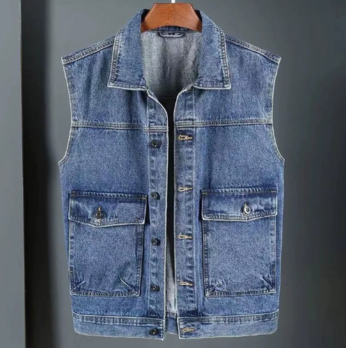 Gilet denim uomo classico