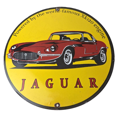 Insegna vintage jaguar - insegna,