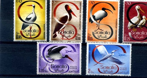 Somalia afis 1959 uccelli - 1959-,