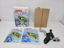 Rapala: We Fish con canna manca parte rossa Nintendo Wii spedizione gratuita USA