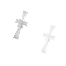 Fiocco per porta di Natale