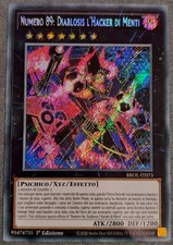NUMERO 89: DIABLOSIS L'HACKER DI MENTI rara segreta BROL IT073 Yu-Gi-Oh!