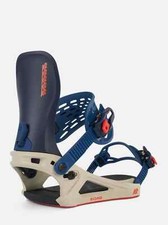 Attacchi snowboard uomo K2 Bond 2024 nuovi con scatola $300 M marrone chiaro stile libero navy