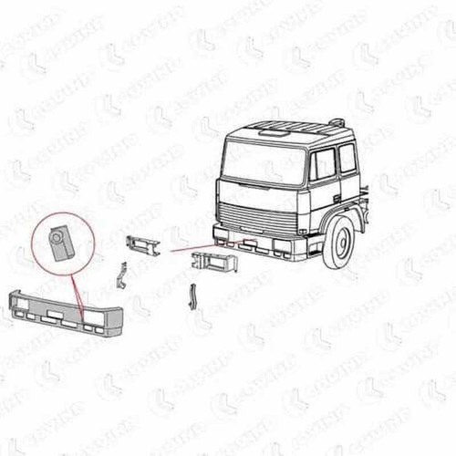 Parauto anteriore iveco - parauto, 190.33
