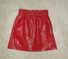 ATTUALISSIMA E PARTICOLARE  GONNA MINI ZARA KNIT IN VINILE Tg. S  MAI USATA 