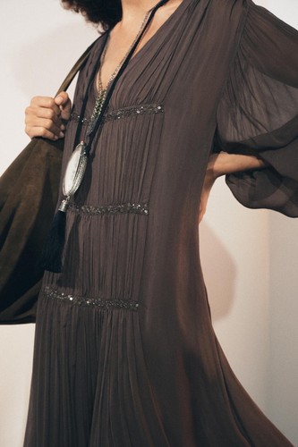 Abito zara visone - tg, m