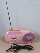 Hello Kitty AM/FM Radio Cassette Recorder Boombox 1976-1997 Doshisha Raro Giappone