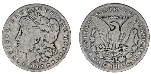 Dollaro morgan argento - morgan,