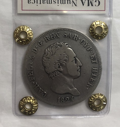 Lire 1824 carlo felice - lire,