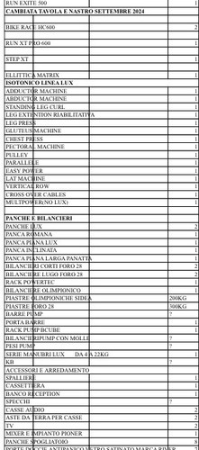 Attrezzi palestra usati - palestra,