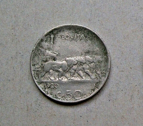 1920 rigato centesimi - 1920, 50