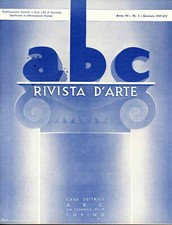ABC Rivista d'arte 1937 lotto