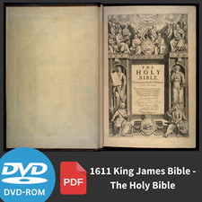 The Holy Bible King James Version KJV 1611 Edition With Apocrypha - eBook on DVD