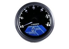 🇮🇹 Tachimetro conta km chilometri con spie moto cafe racer custom bobber nero