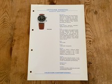 OFFICINE PANERAI - Ficha