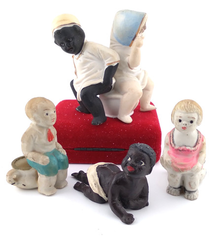 Antiche statuine bimba - ,
