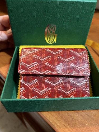 Goyard marigny wallet red - marigny,