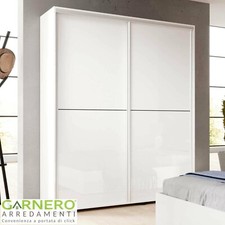 Armadio ante scorrevoli bianco