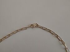 ALDO GALLI - COLLANA LUNGA IN ORO GIALLO 18KT 750 A MAGLIE OVALI CON CHIUSURA