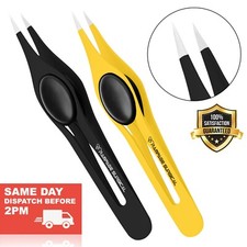 2X Pinzetta a Punta in Acciaio