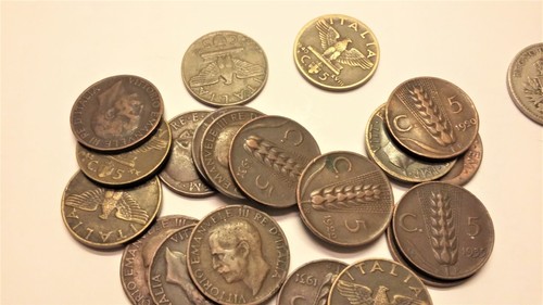 Stock monete regno italia - stock,